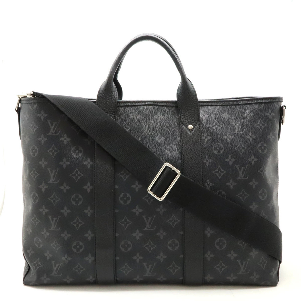 LOUIS VUITTON Monogram Eclipse Black Weekend Tote NM Bag Shoulder